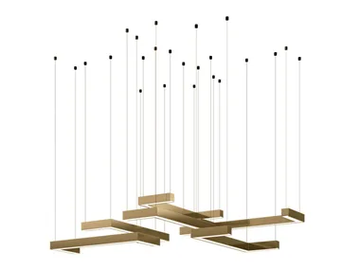 7975 - Metal pendant lamp by Carpanese Home - view 2